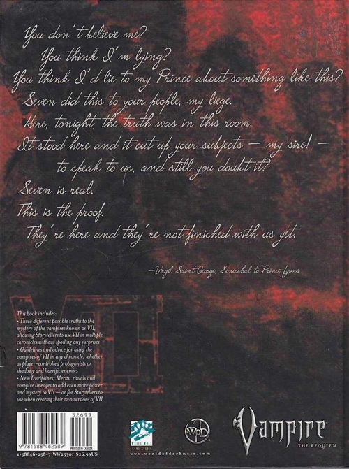 Vampire the Requiem - VII (B Grade) (Genbrug)